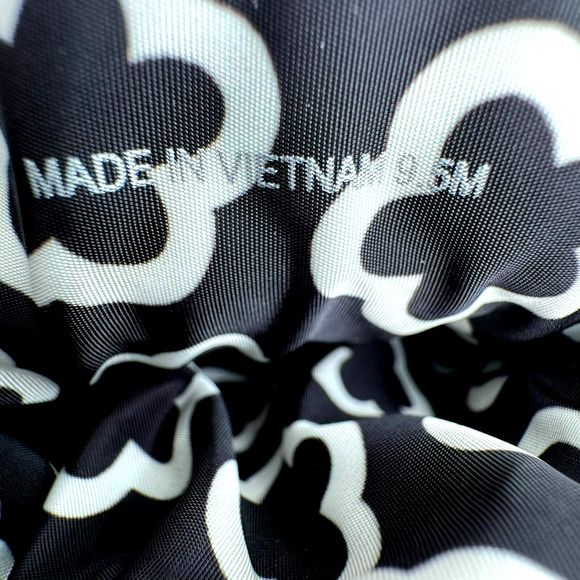 TORY BURCH Women's 9.5 Black White Floral Sleeping Bag Pull On Boots Limited - Picture 8 of 9